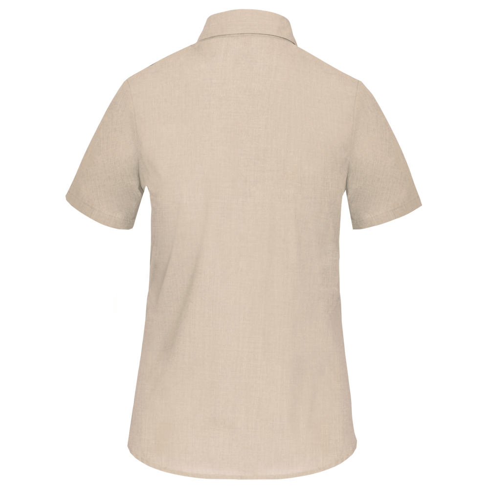 K548C - Overhemd in onderhoudsvriendelijk polykatoen-popeline korte mouwen dames