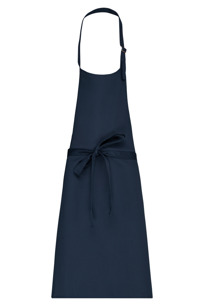 K895 - Katoenen schort zonder zak - Navy
