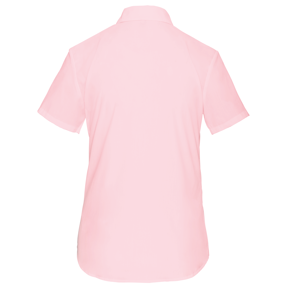 K548C - Overhemd in onderhoudsvriendelijk polykatoen-popeline korte mouwen dames