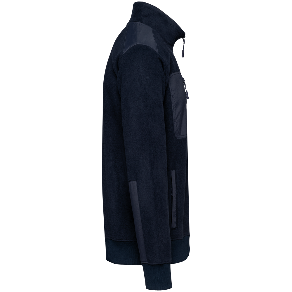 WK905 - Ecologishe fleece met ritskraag unisex