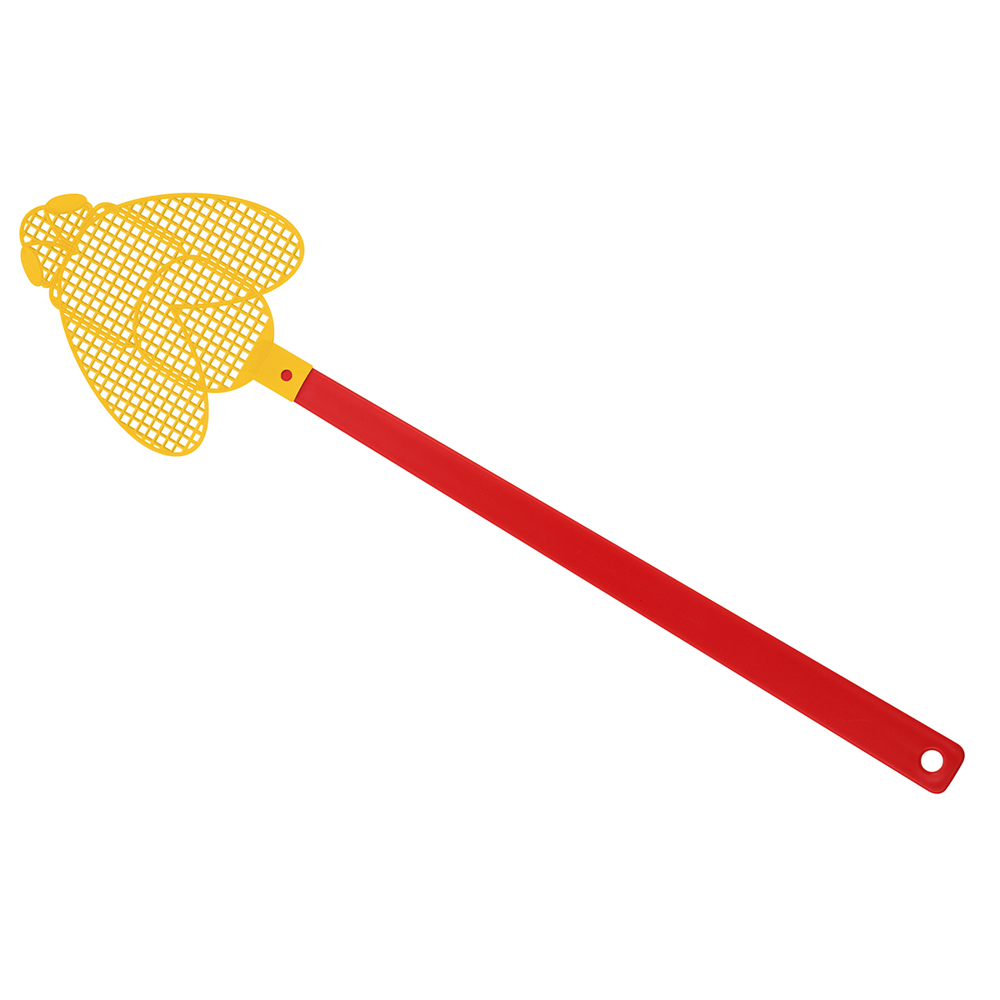 Vliegenmepper "Brummi" - rood/geel