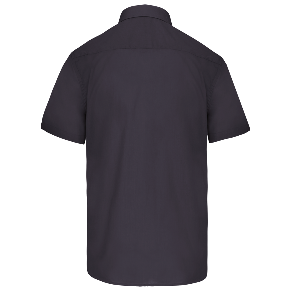 K551C - Overhemd in onderhoudsvriendelijk polykatoen-popeline korte mouwen heren