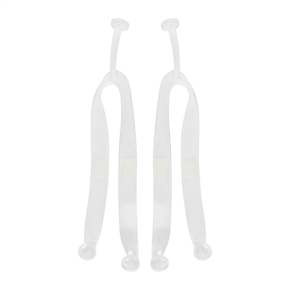 CreaPlaya - custom made strand slippers - 42-44-transparent/wit (B)