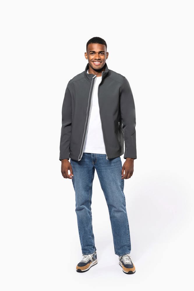 K424 - 2-laagse herensoftshelljas