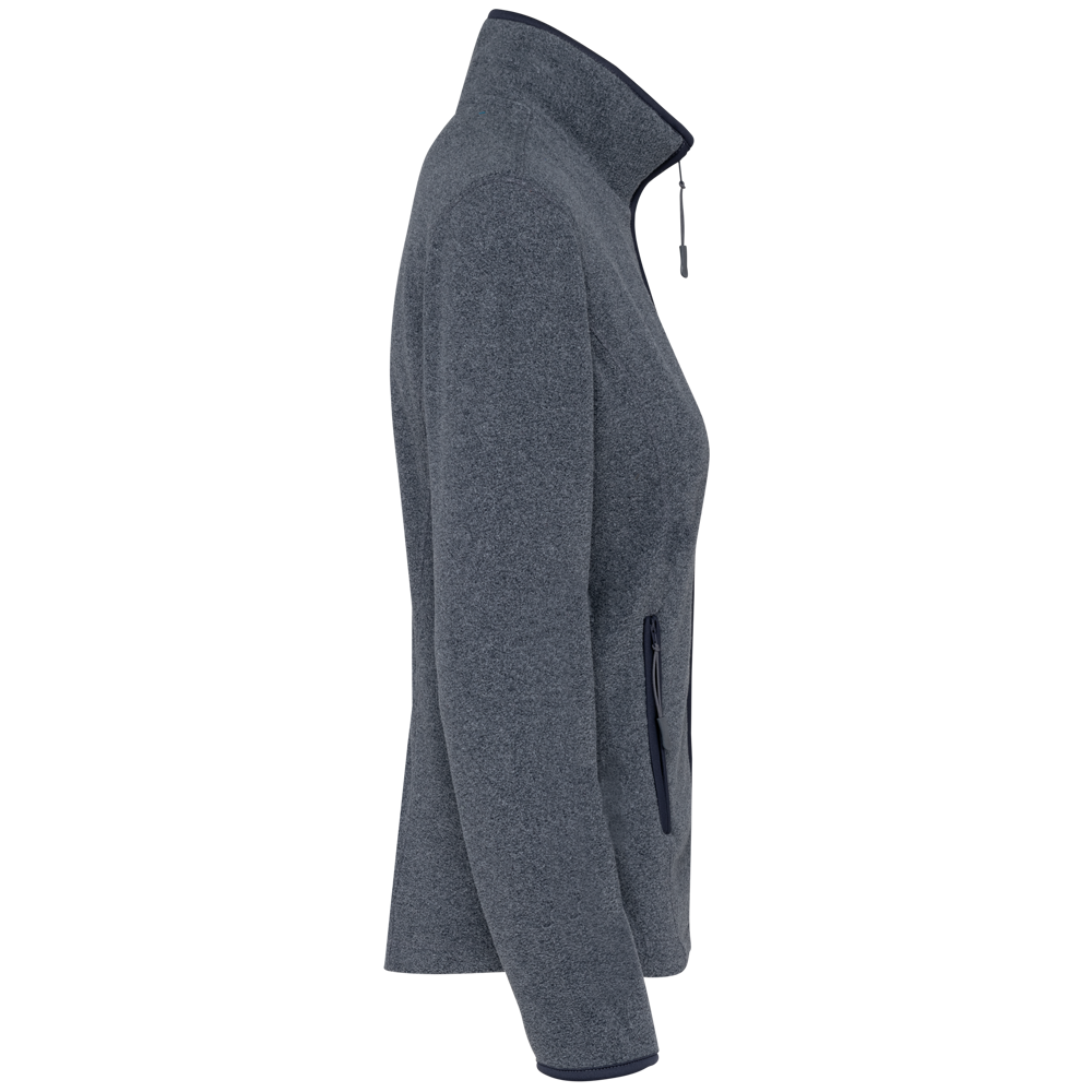 K907A - Microfleece met rits dames