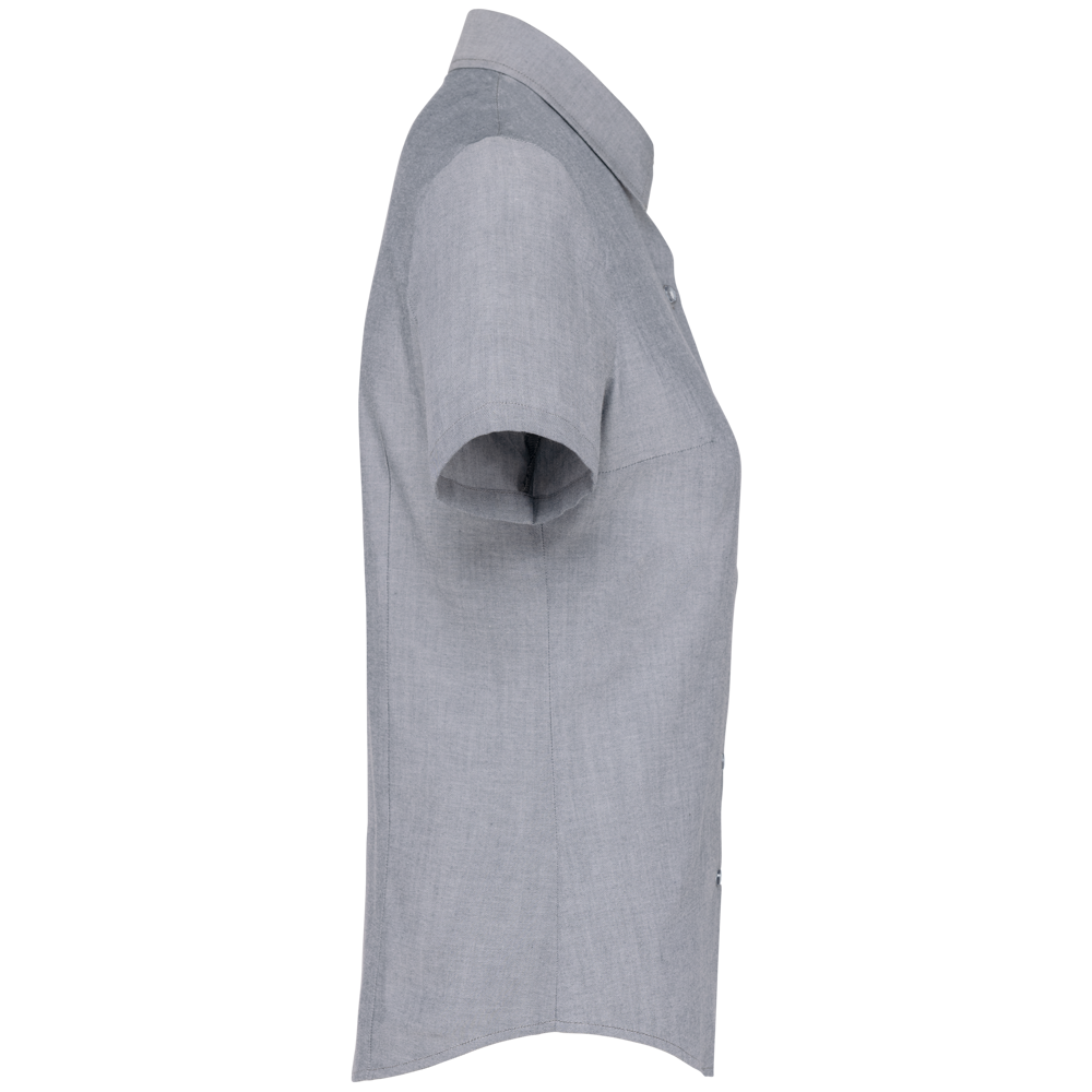 K536C - Dames Oxford blouse korte mouwen