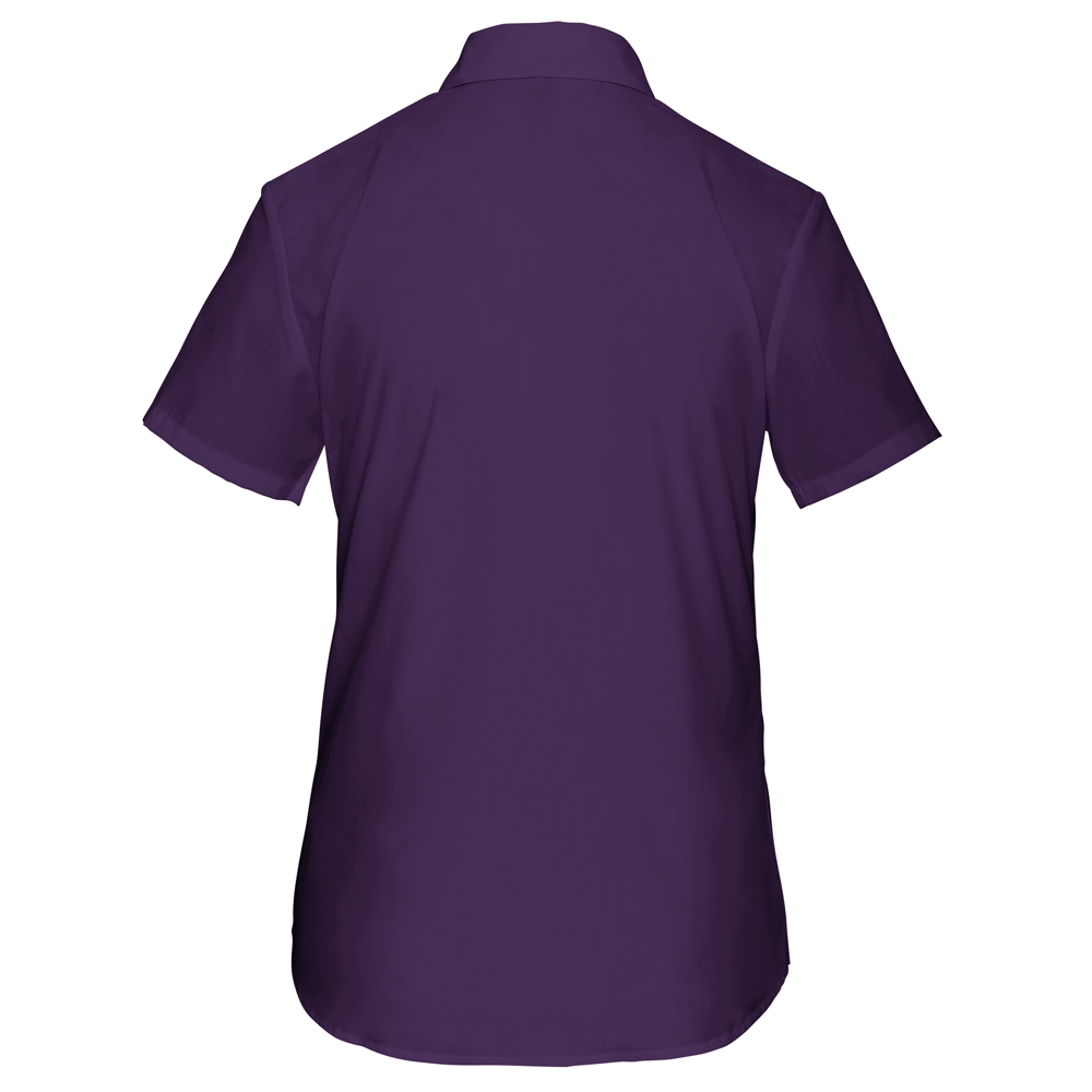 K548C - Overhemd in onderhoudsvriendelijk polykatoen-popeline korte mouwen dames