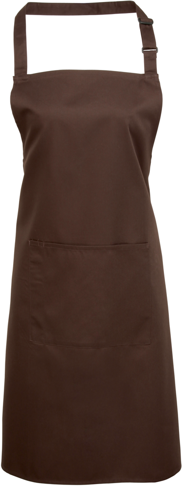 PR154 - Halterschort met zak "Colours" - Brown