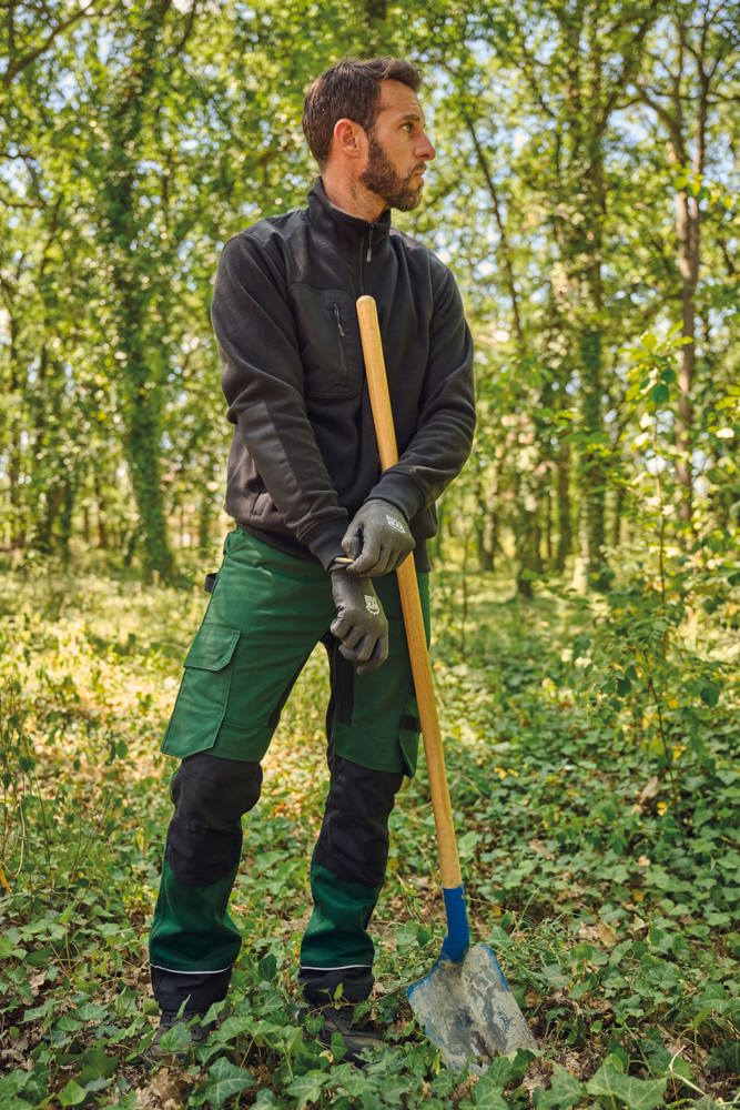 WK905 - Ecologishe fleece met ritskraag unisex