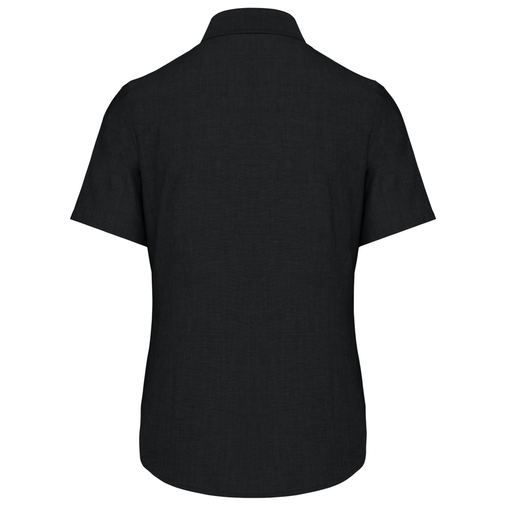 K536C - Dames Oxford blouse korte mouwen