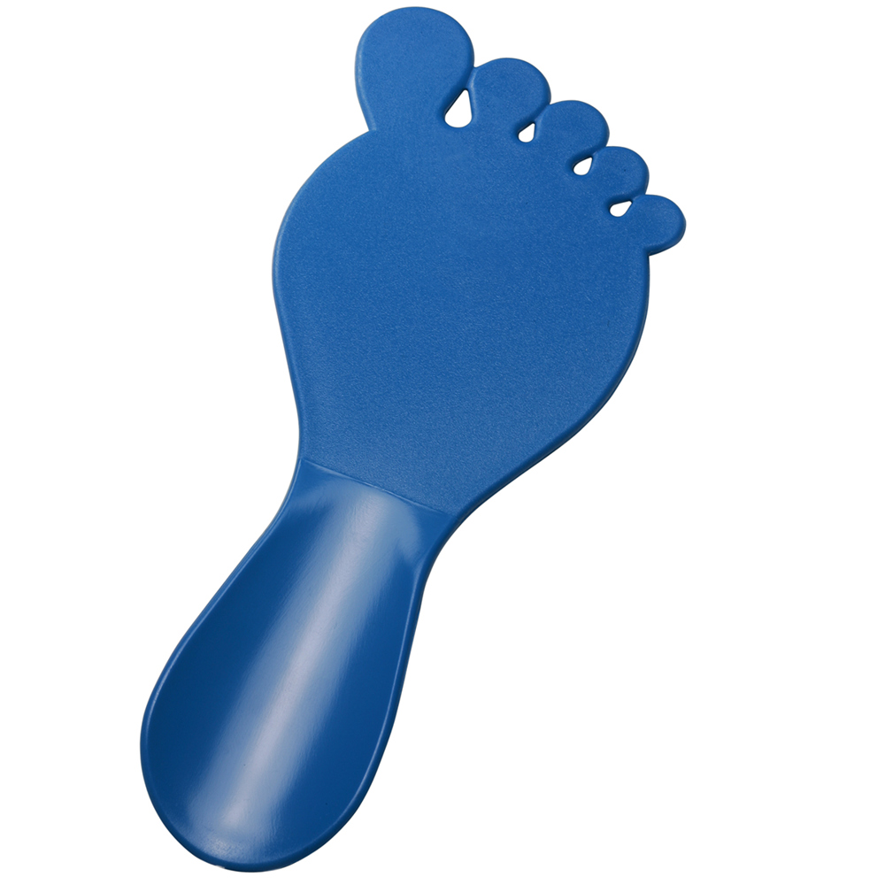 Schoenlepel "voet" - Blauw