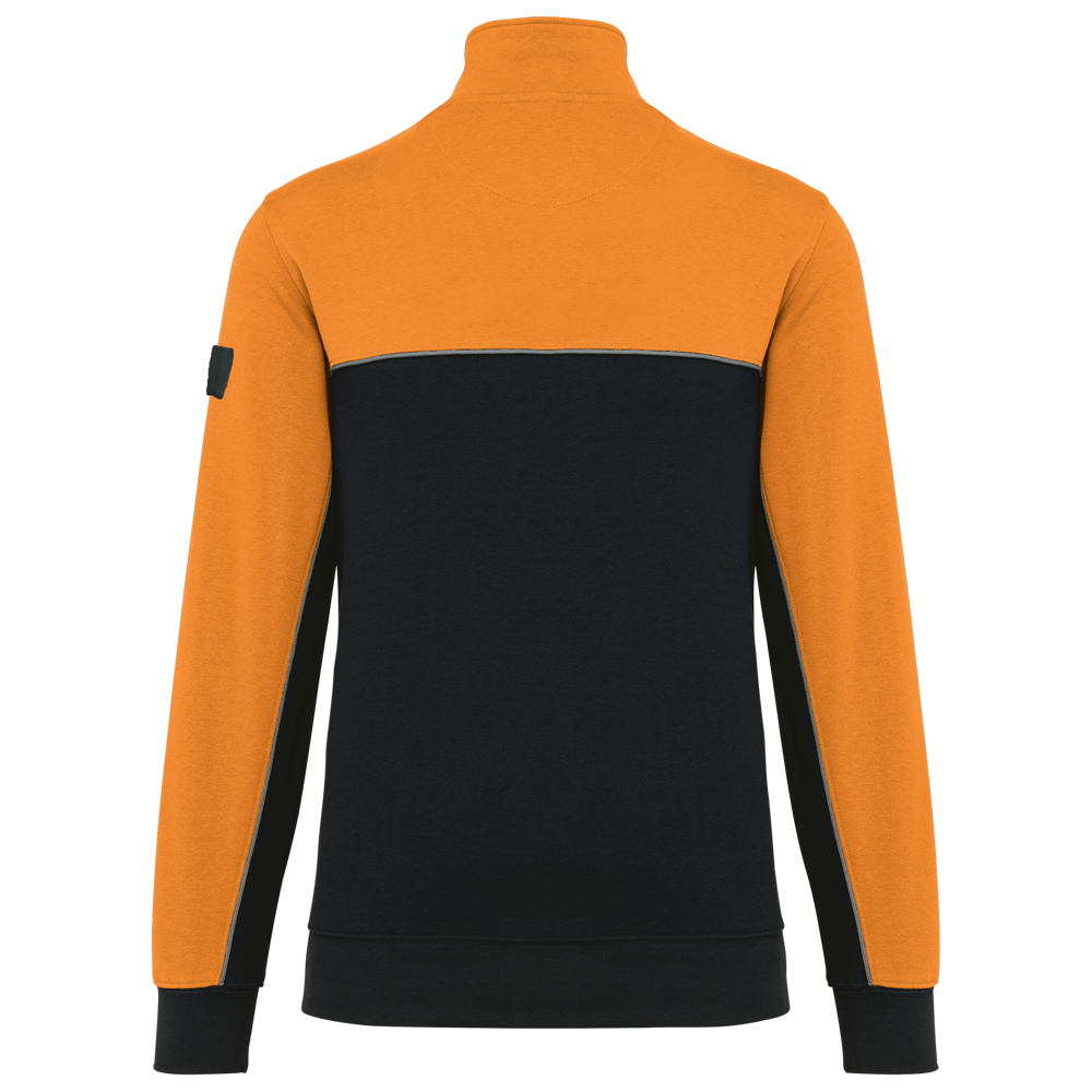 WK404 - Ecologische uniseks sweater met ritskraag