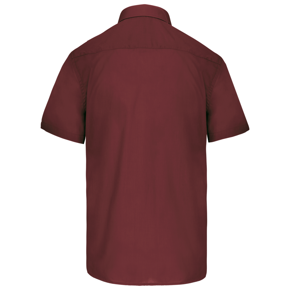 K551C - Overhemd in onderhoudsvriendelijk polykatoen-popeline korte mouwen heren