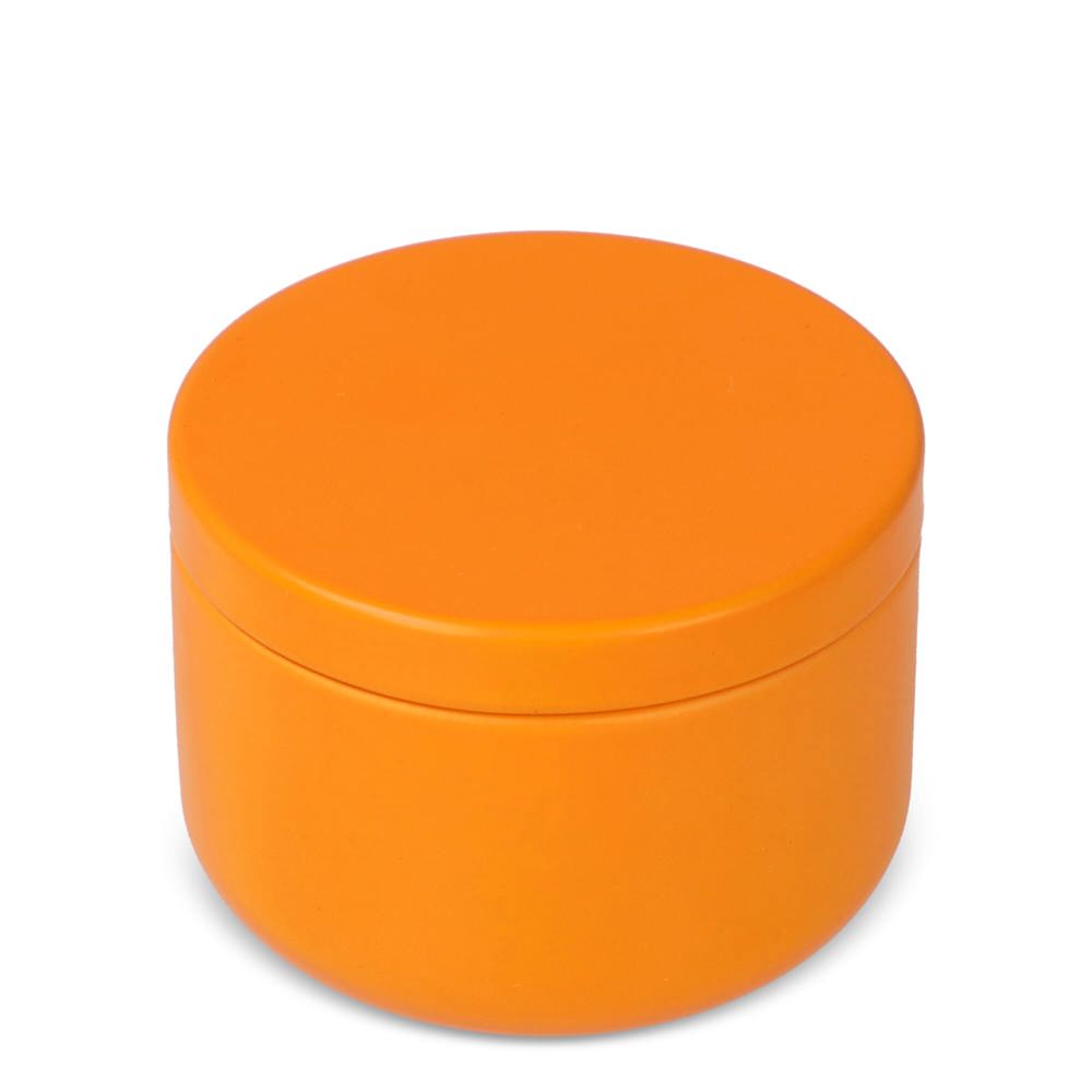 Asana plantaardige kaars in gerecycled blik - oranje