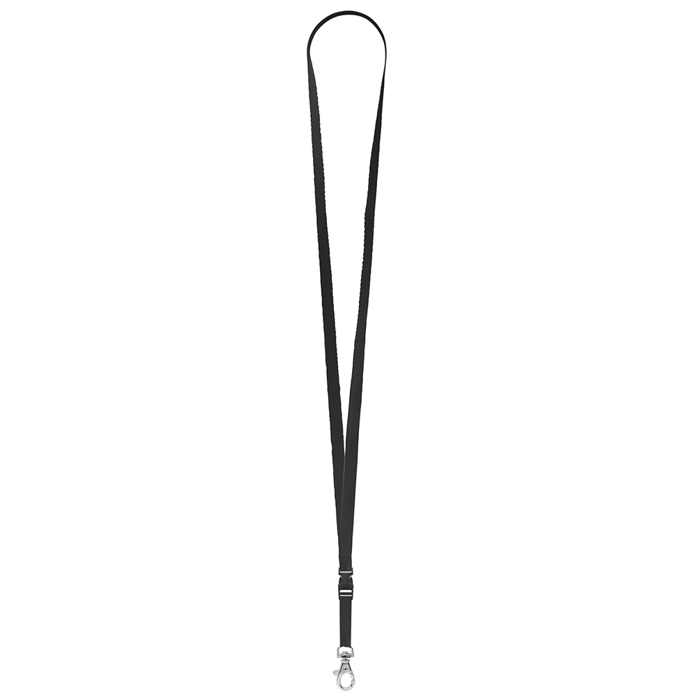 Keycord "standaard", breedte 10 mm - Zwart