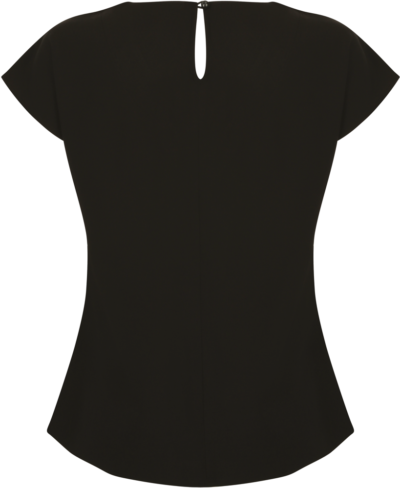 H597 - Ladies pleat front blouse