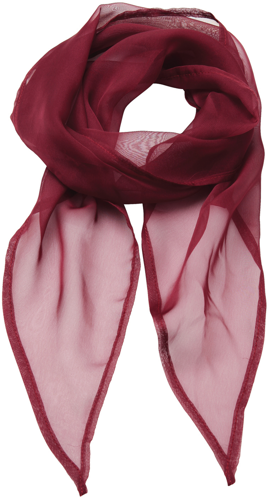 PR740 - Ladies Chiffon Sjaal - Burgundy