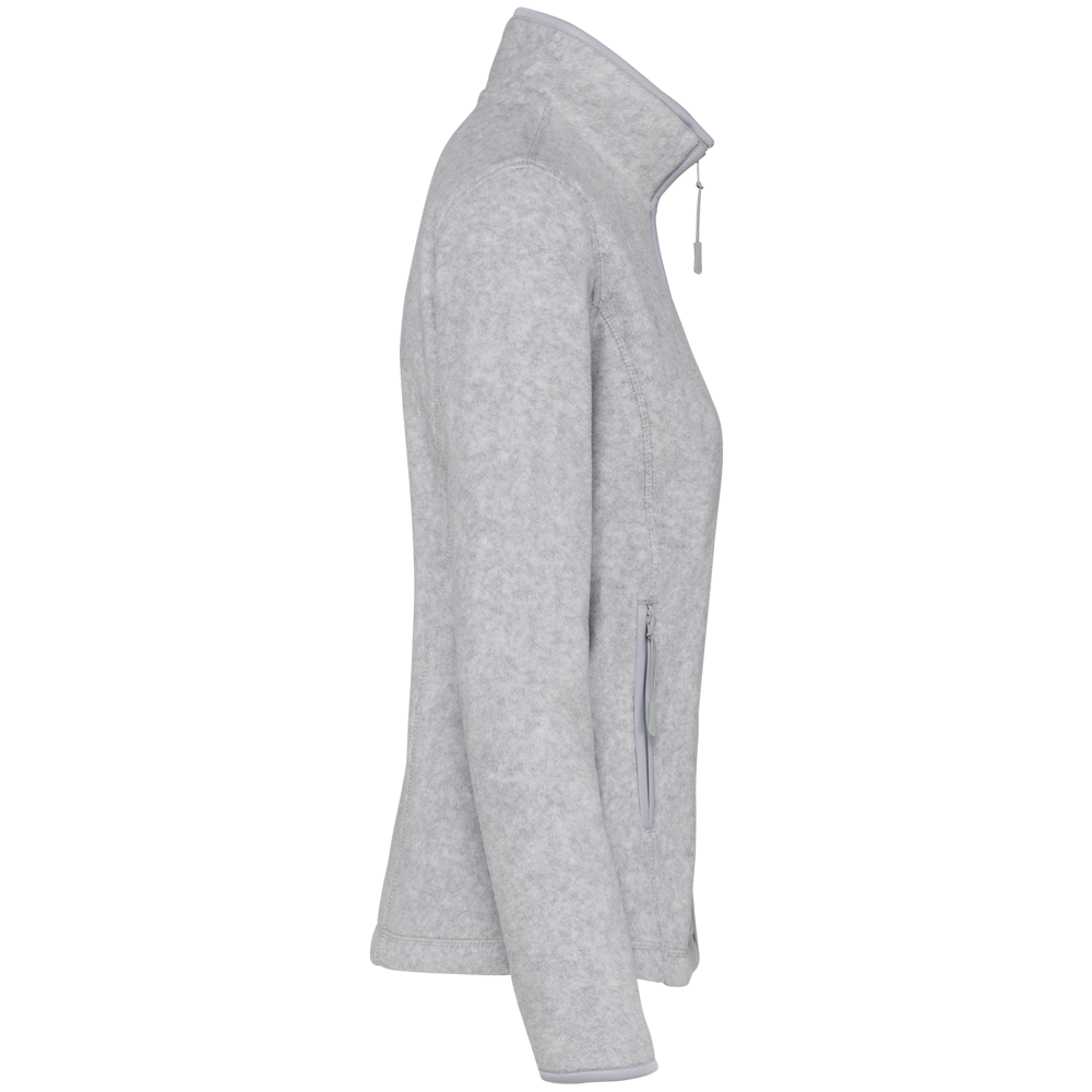 K907A - Microfleece met rits dames