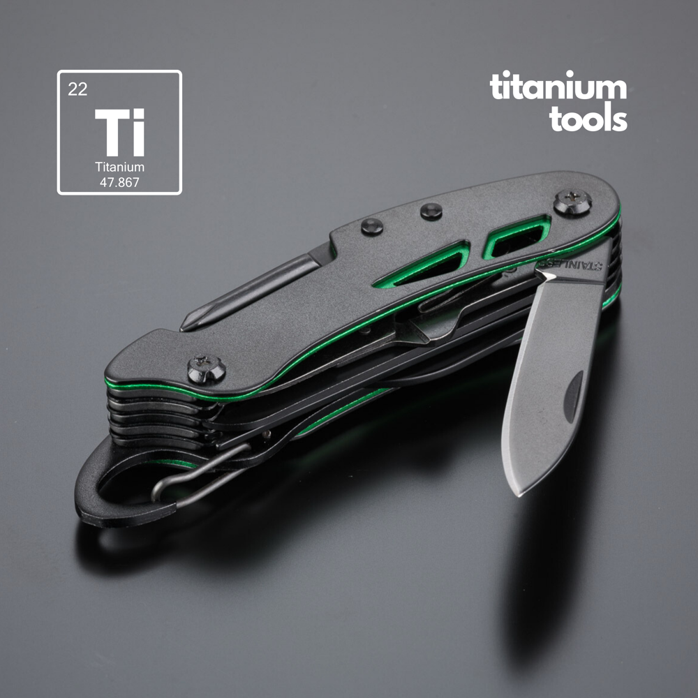Optima Set II: multitool, zakmes en middelgrote zaklamp