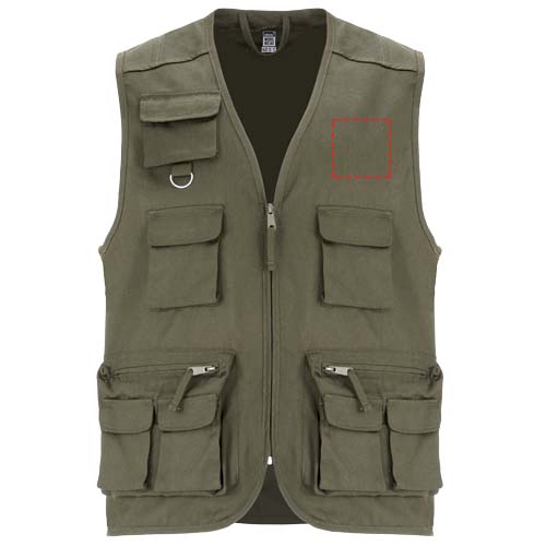 Venera 200 g/m2 werkvest met V-hals en meerdere zakken 