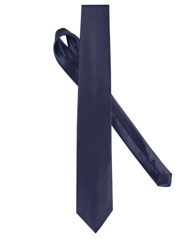K860 - Satijnen stropdas - navy