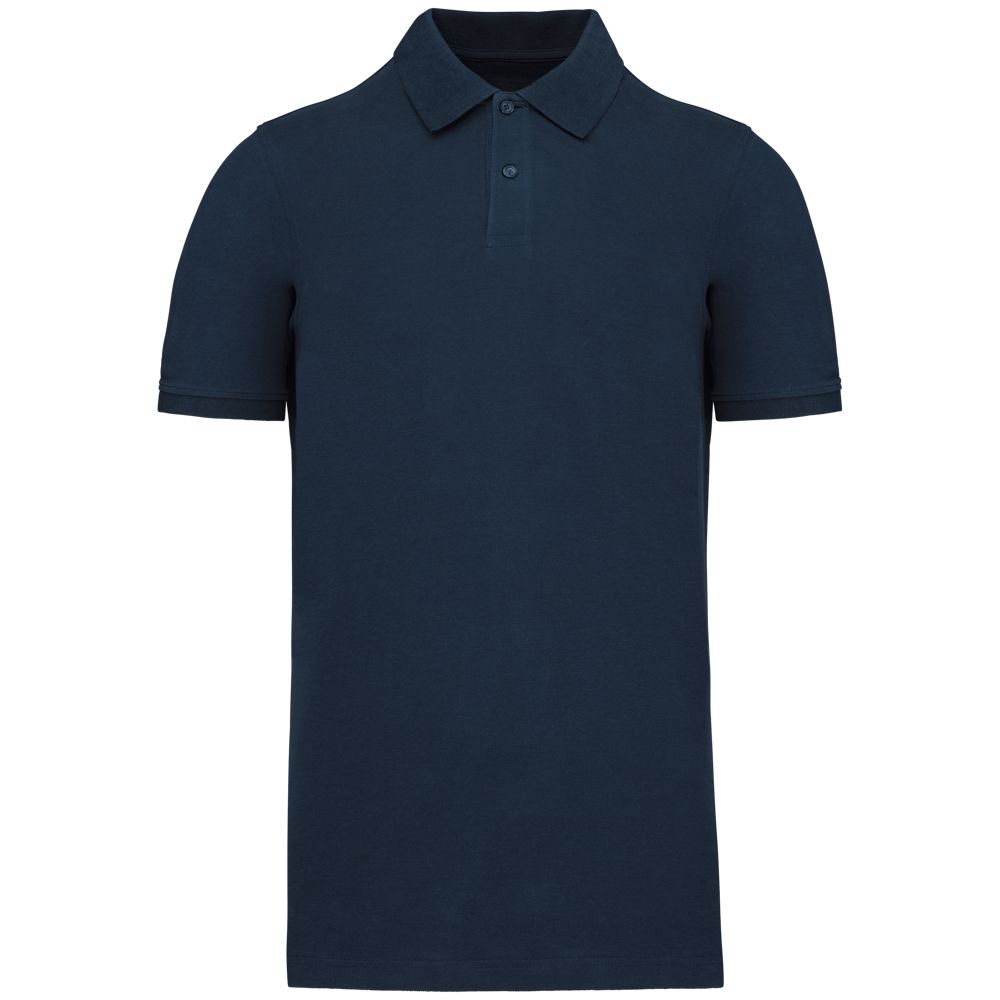 - Piqué-herenpolo Bio180 - navy