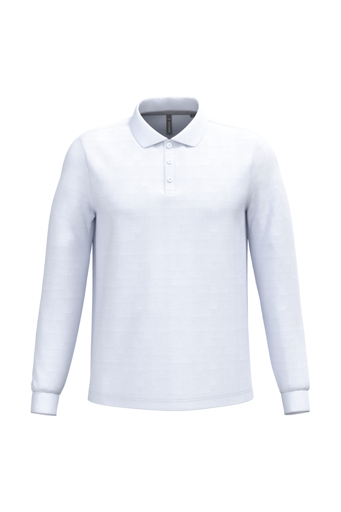 - Polo lange mouwen - White