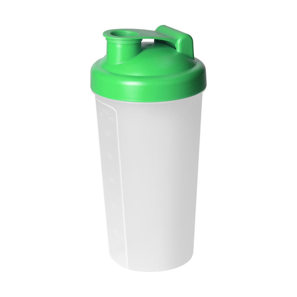 Shaker "Proteïne", 0,60 l - standaard groen/Transparant