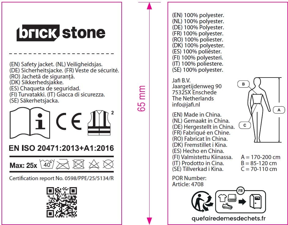 Veiligheidsvest - EN 20471