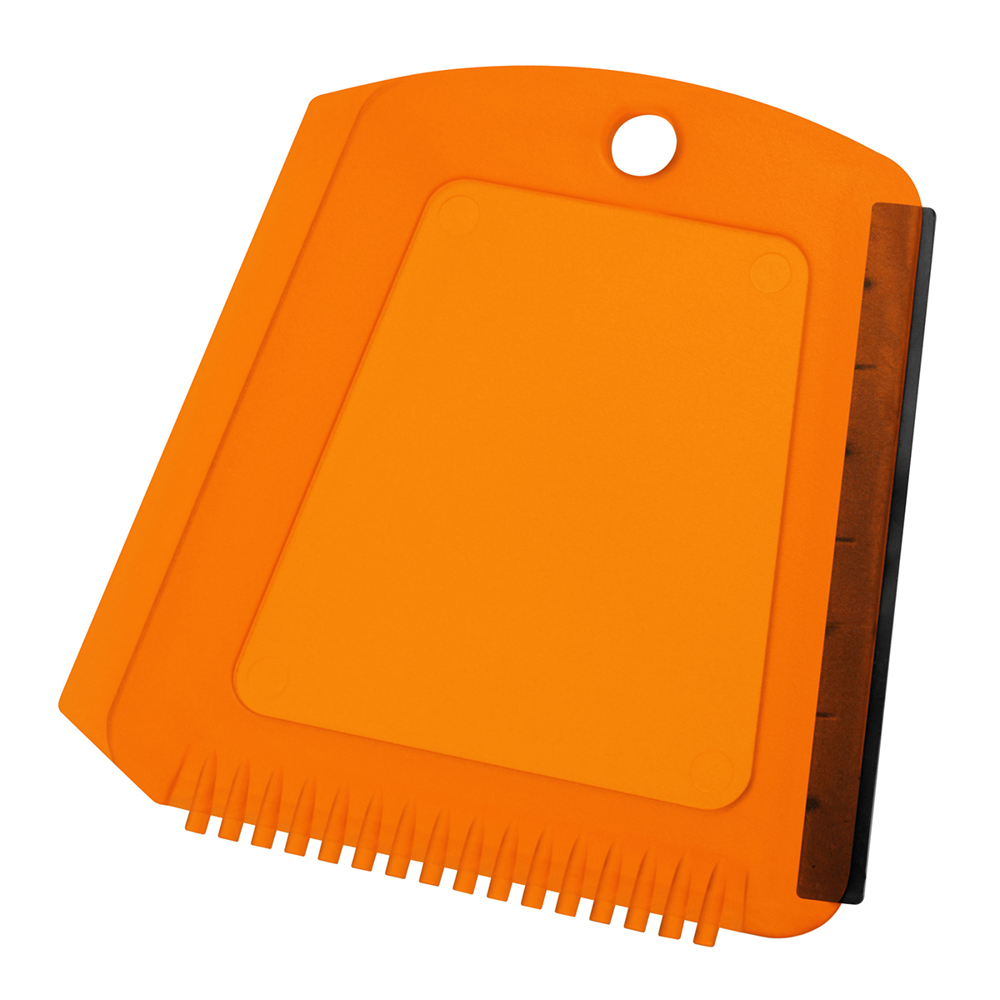 IJskrabber "Alpha" - oranje-transparant