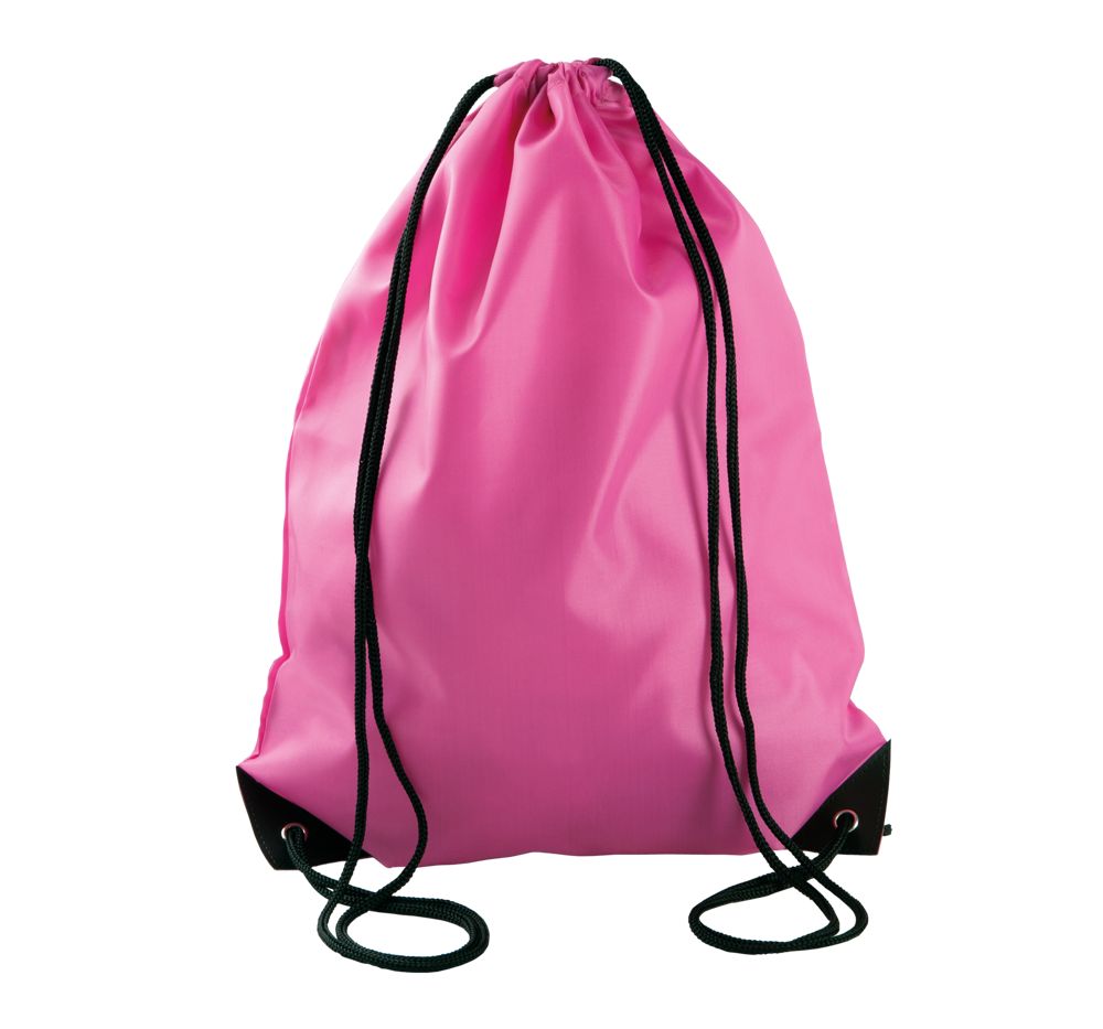 KI0104 - Rugzak met draagkoordjes - Fluorescent Fuchsia