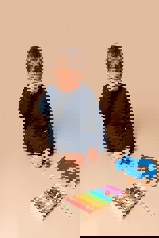 K836 - Ecologische fleece babybroek