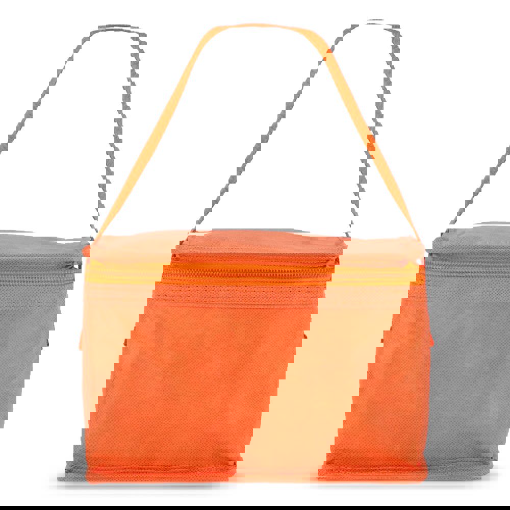 R-PET koeltas voor 6 blikjes, non-woven, 20 x 13 x 12,5 cm, 75 g/m²