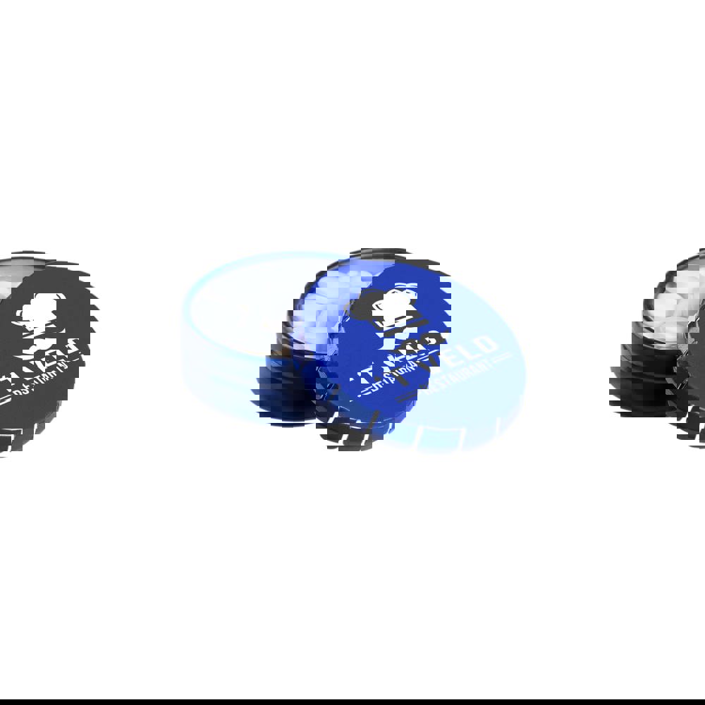 Super mini clic-clac blikje gevuld met pepermunt