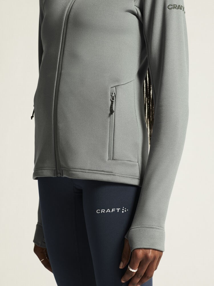 Craft - ADV Explore Power Fleece Hood Jacket W Leaf L
