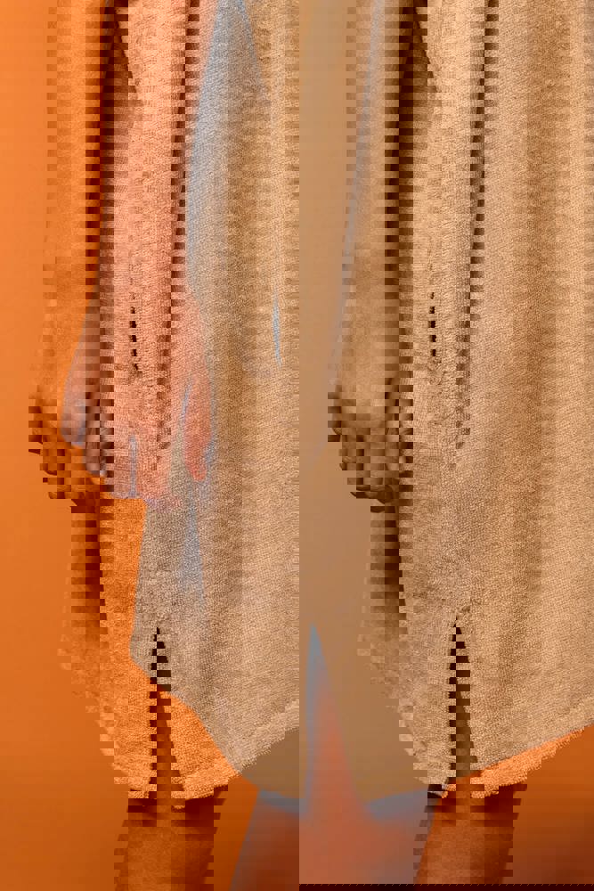 PA582X - Kinderponcho met capuchon van badstof