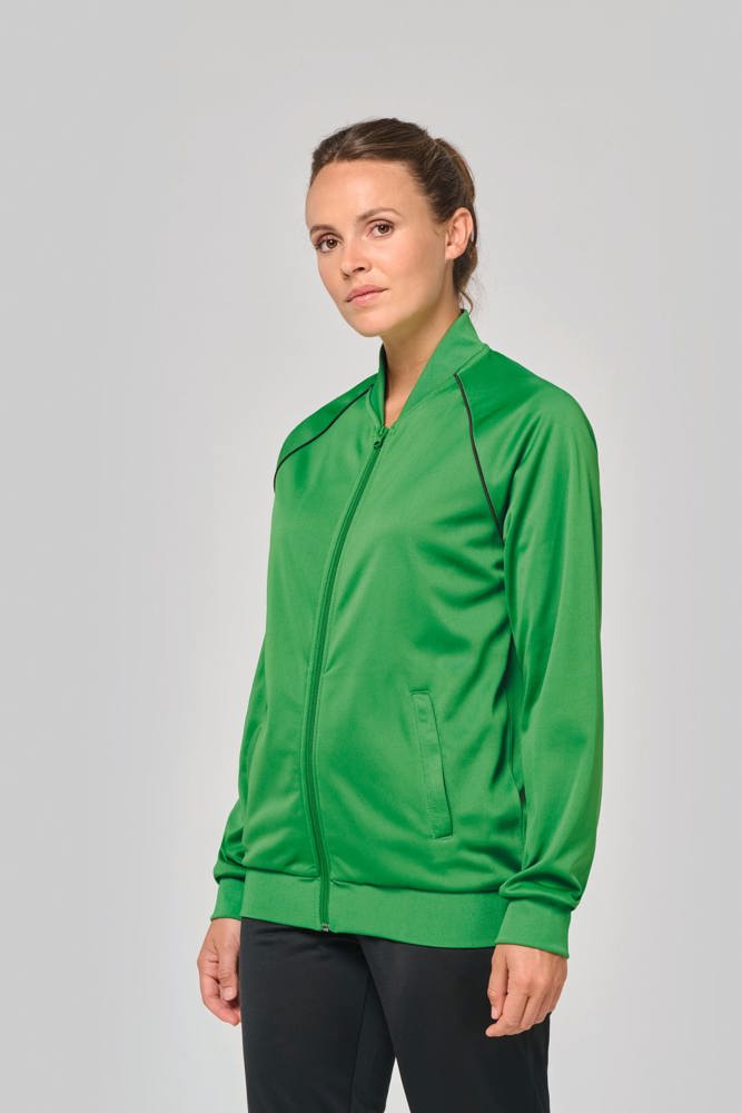 PA384 - Unisex trainingsjas met rits en biesje