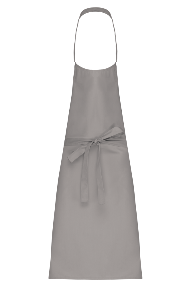 K895 - Katoenen schort zonder zak - Light Grey