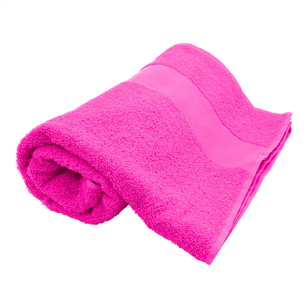 Terry L - Katoenen badstof handdoek - 70×140 cm - fuchsia