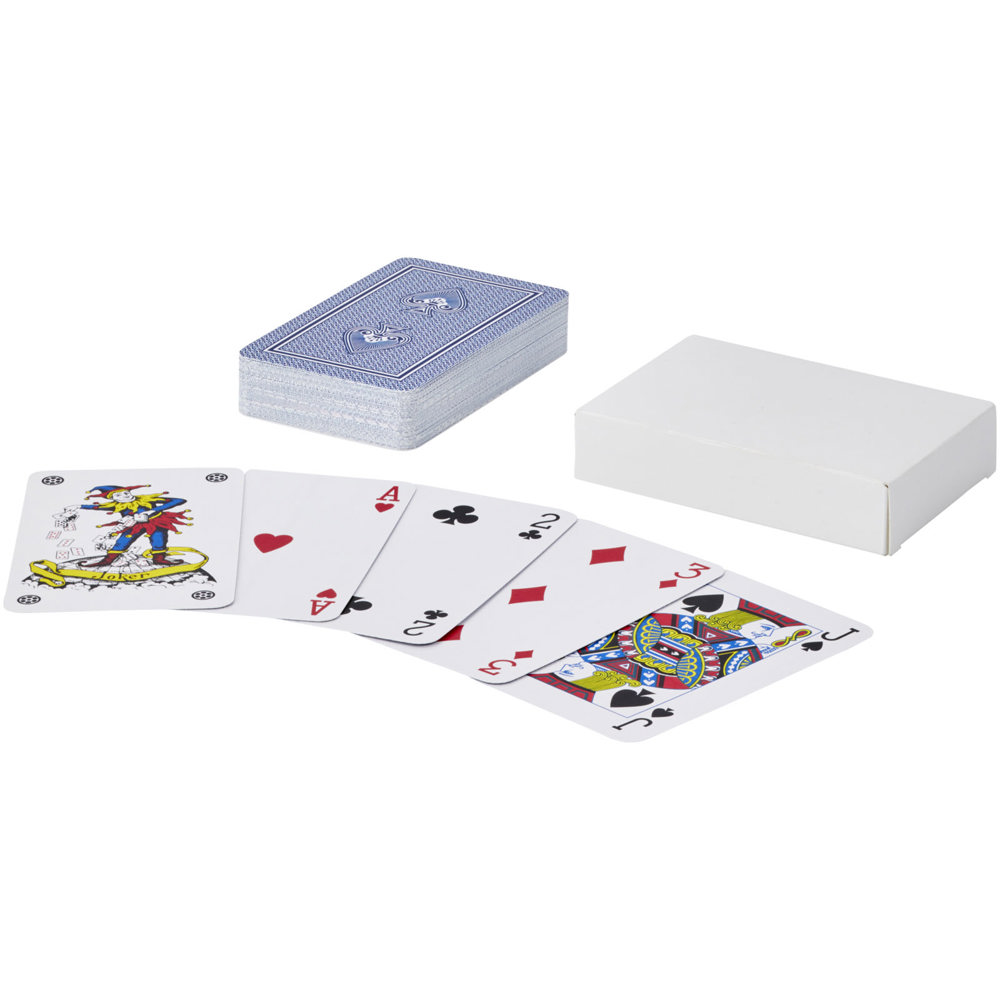 Ace speelkaartset van kraftpapier - wit