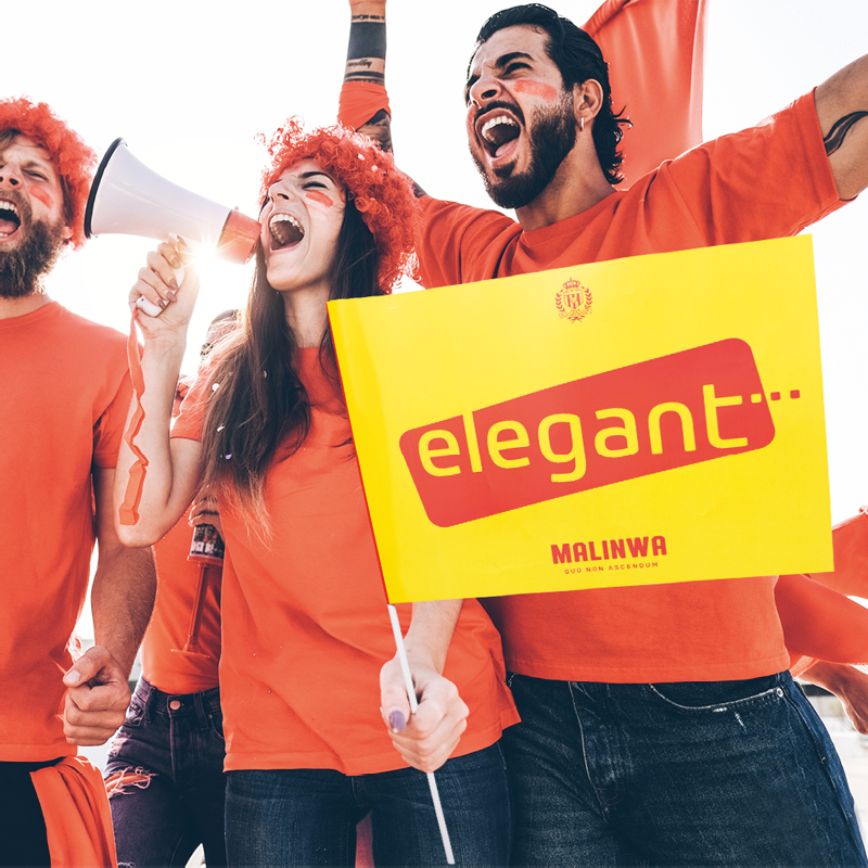 Supportersvlaggen papier