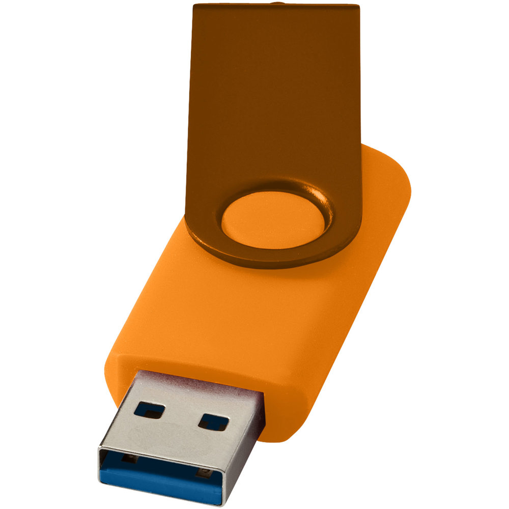 Rotate metallic USB 3.0 - Oranje