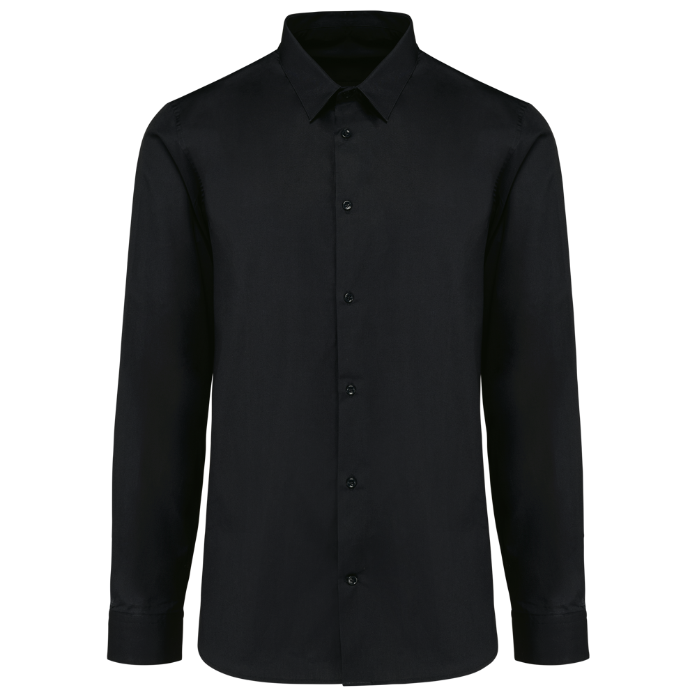 PK504 - Popeline Herenoverhemd met lange mouwen