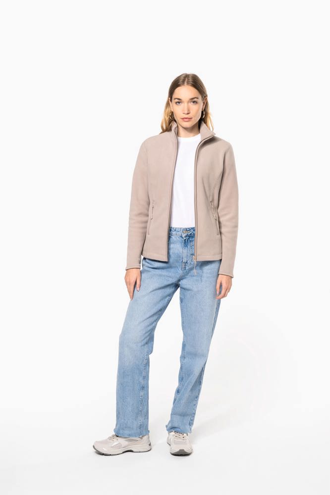 K907 - Microfleece met rits dames