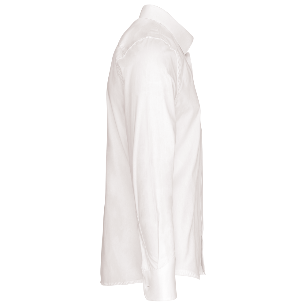 K513 - Herenoverhemd in popeline met lange mouwen