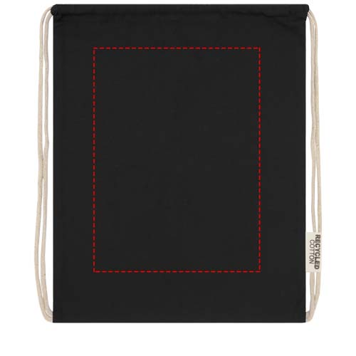 Oregon tas met trekkoord van 140 g/m² GRS gerecycled katoen