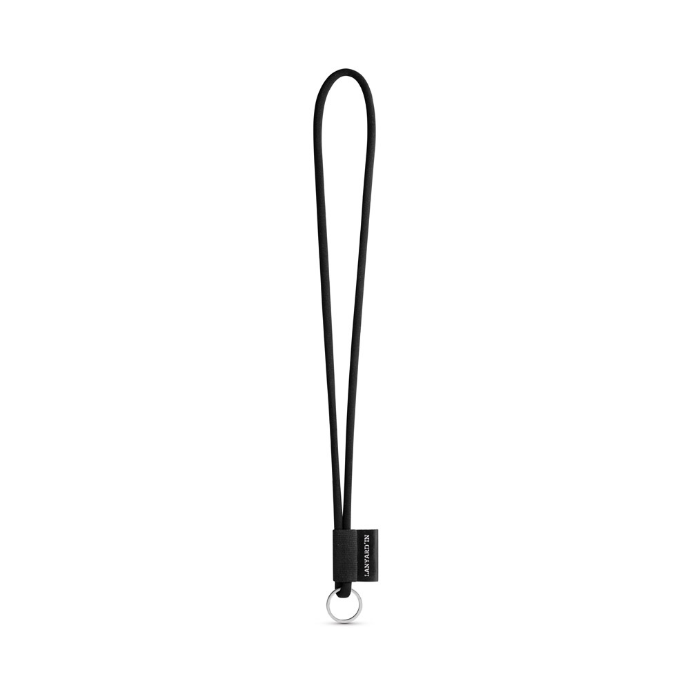 75093. Set koordbuis lang (Ø 7 mm) met ring Ø 32 mm - 300 - Zwart