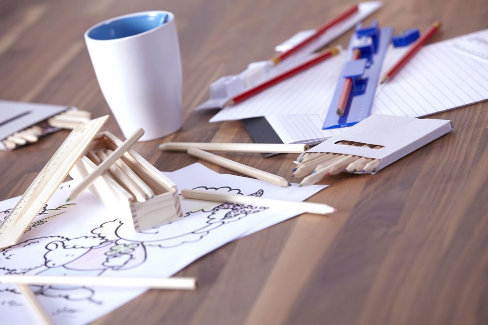 Houten tekenset Carmelita