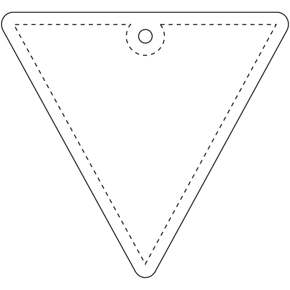 RFX™ H-12 reflecterende TPU hanger met omgekeerde driehoek
