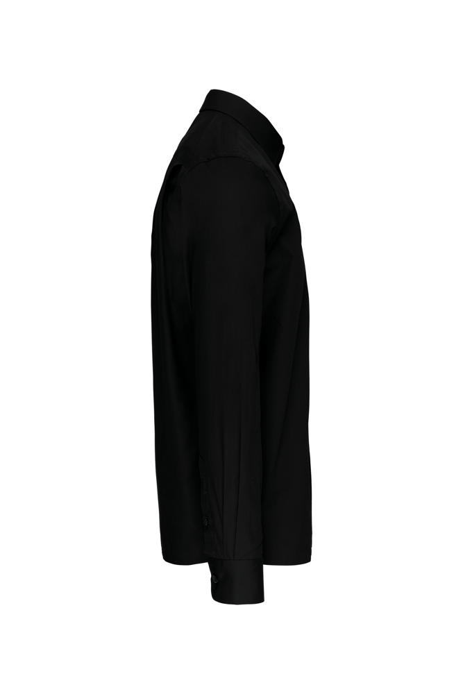 K541C - Heren poplin overhemd lange mouwen